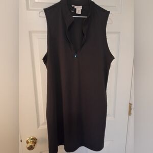 Tommy Bahama Black Sexy Zip-Up Dress NWT Never Worn XL